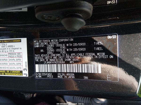 2022 LEXUS RX 450HL 450hL Premium