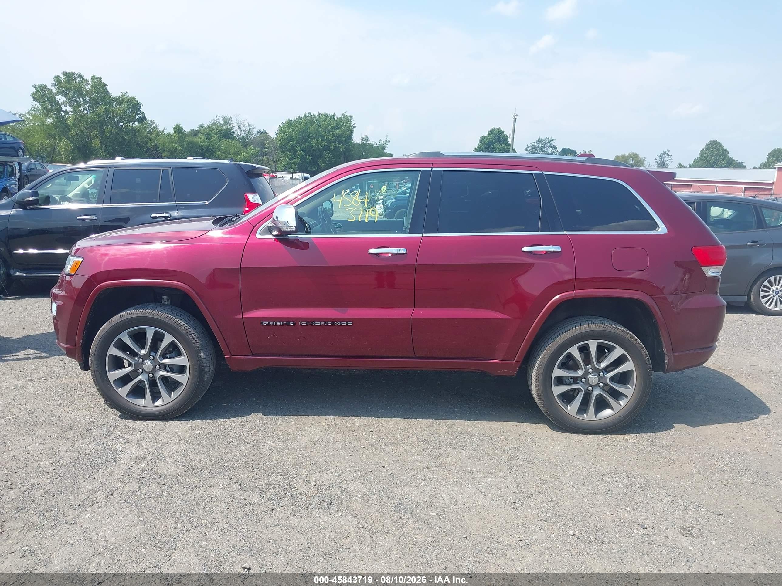 2017 JEEP GRAND CHEROKEE OVERLAND