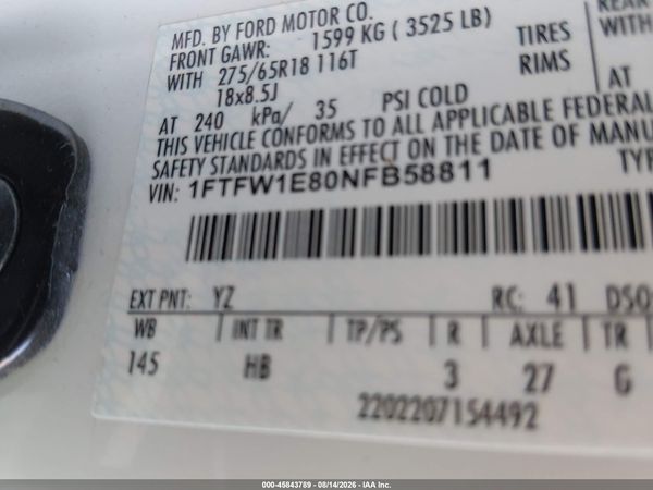 2022 FORD F-150 LARIAT
