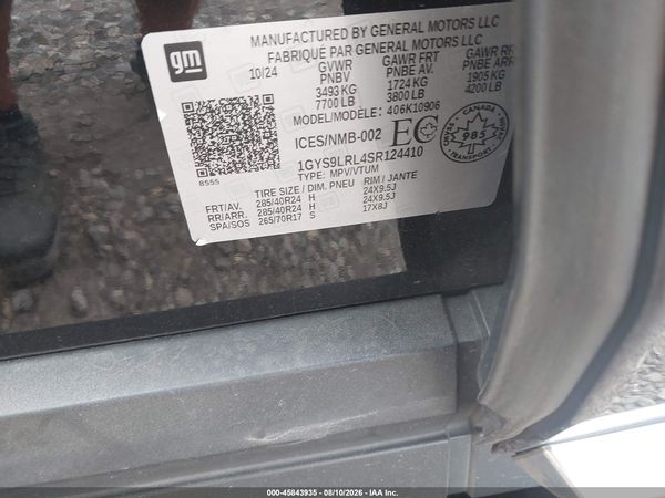 2025 CADILLAC ESCALADE ESV PREMIUM LUXURY