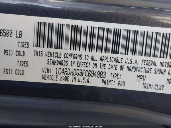 2015 DODGE DURANGO LIMITED