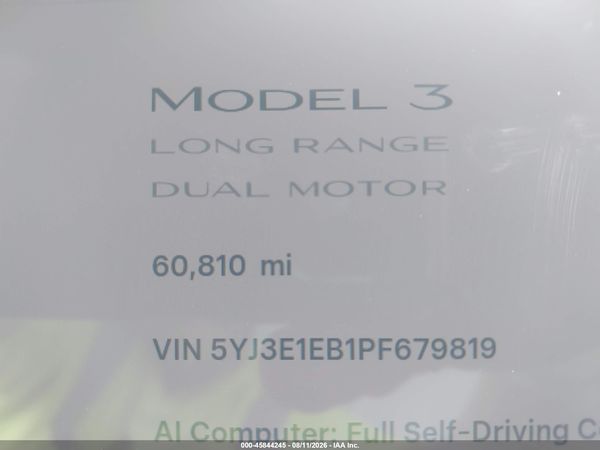 2023 TESLA MODEL 3