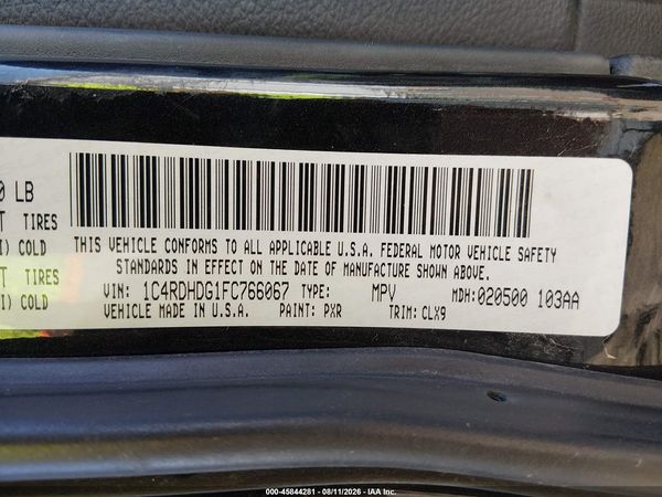 2015 DODGE DURANGO LIMITED