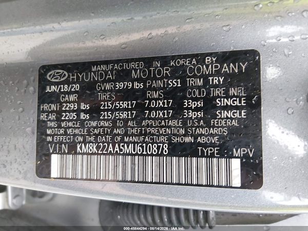 2021 HYUNDAI KONA SEL