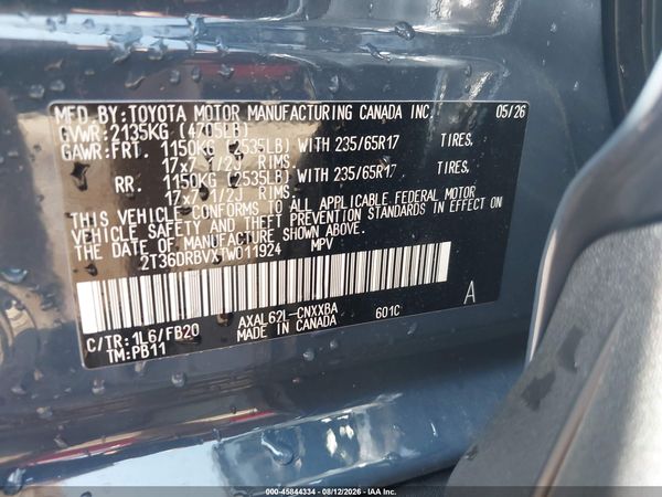 2026 TOYOTA RAV4 LE