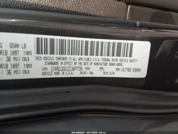 2014 DODGE DURANGO LIMITED