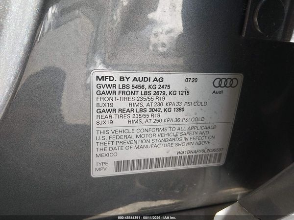 2020 AUDI Q5