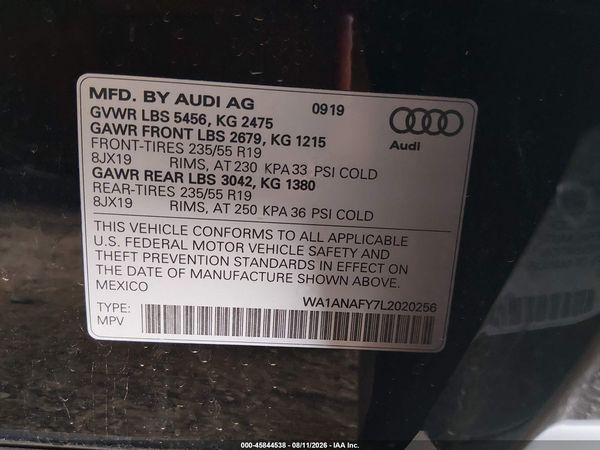 2020 AUDI Q5
