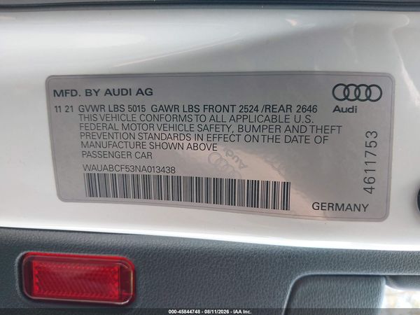 2022 AUDI A5 SPORTBACK