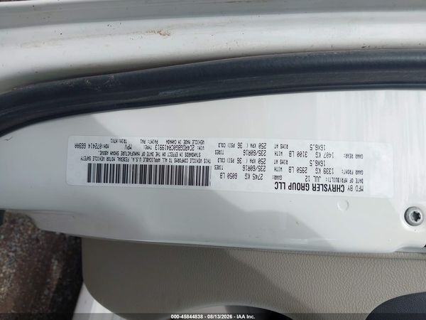 2012 DODGE GRAND CARAVAN SE/AVP — I9