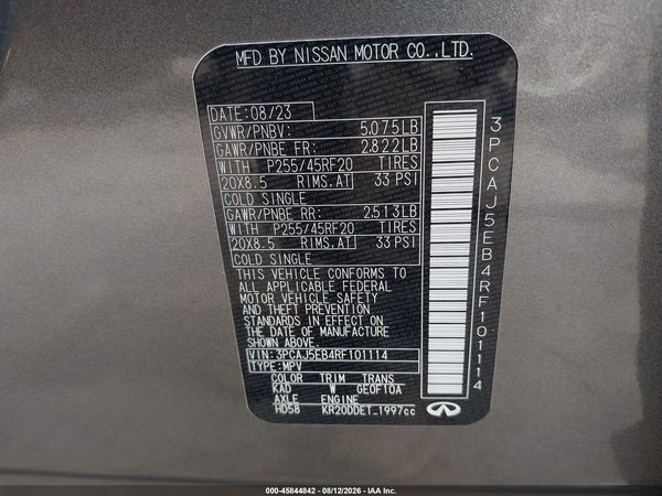 2024 INFINITI QX50 SENSORY AWD