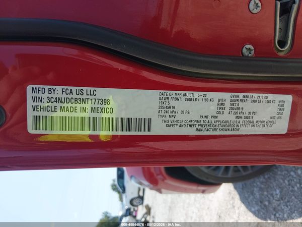 2022 JEEP COMPASS (RED) EDITION 4X4
