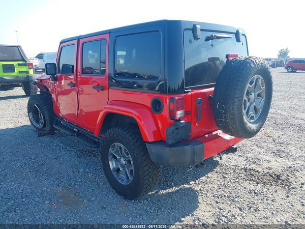 2018 JEEP WRANGLER JK UNLIMITED SAHARA 4X4