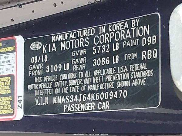 2019 KIA K900 LUXURY