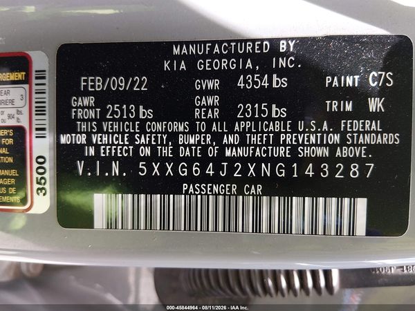 2022 KIA K5 GT-LINE