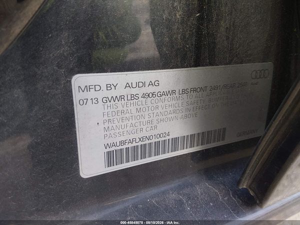 2014 AUDI A4 2.0T PREMIUM