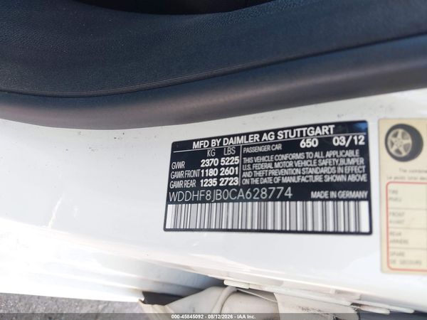 2012 MERCEDES-BENZ E 350 4MATIC