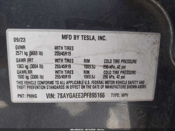 2023 TESLA MODEL Y