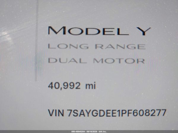 2023 TESLA MODEL Y