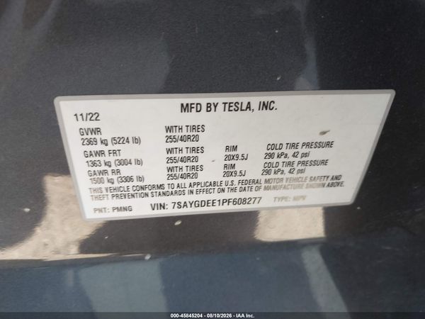 2023 TESLA MODEL Y