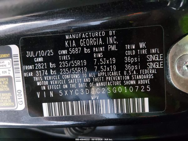 2025 KIA EV6 LIGHT LONG RANGE AWD