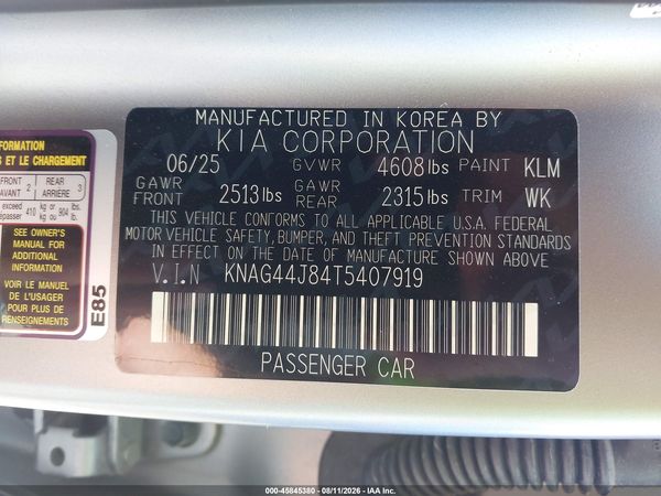 2026 KIA K5 GT