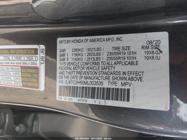 2021 ACURA RDX TECHNOLOGY PACKAGE