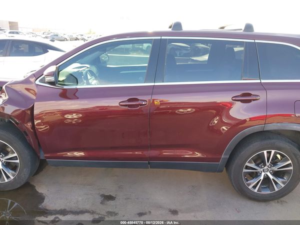 2019 TOYOTA HIGHLANDER LE — I117