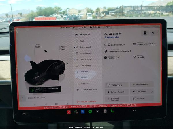 2022 TESLA MODEL 3