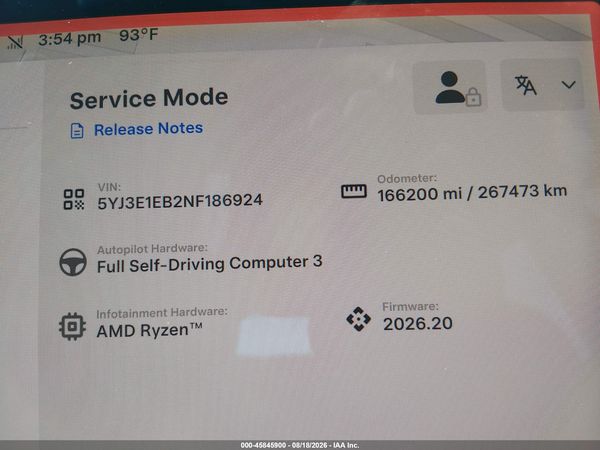 2022 TESLA MODEL 3