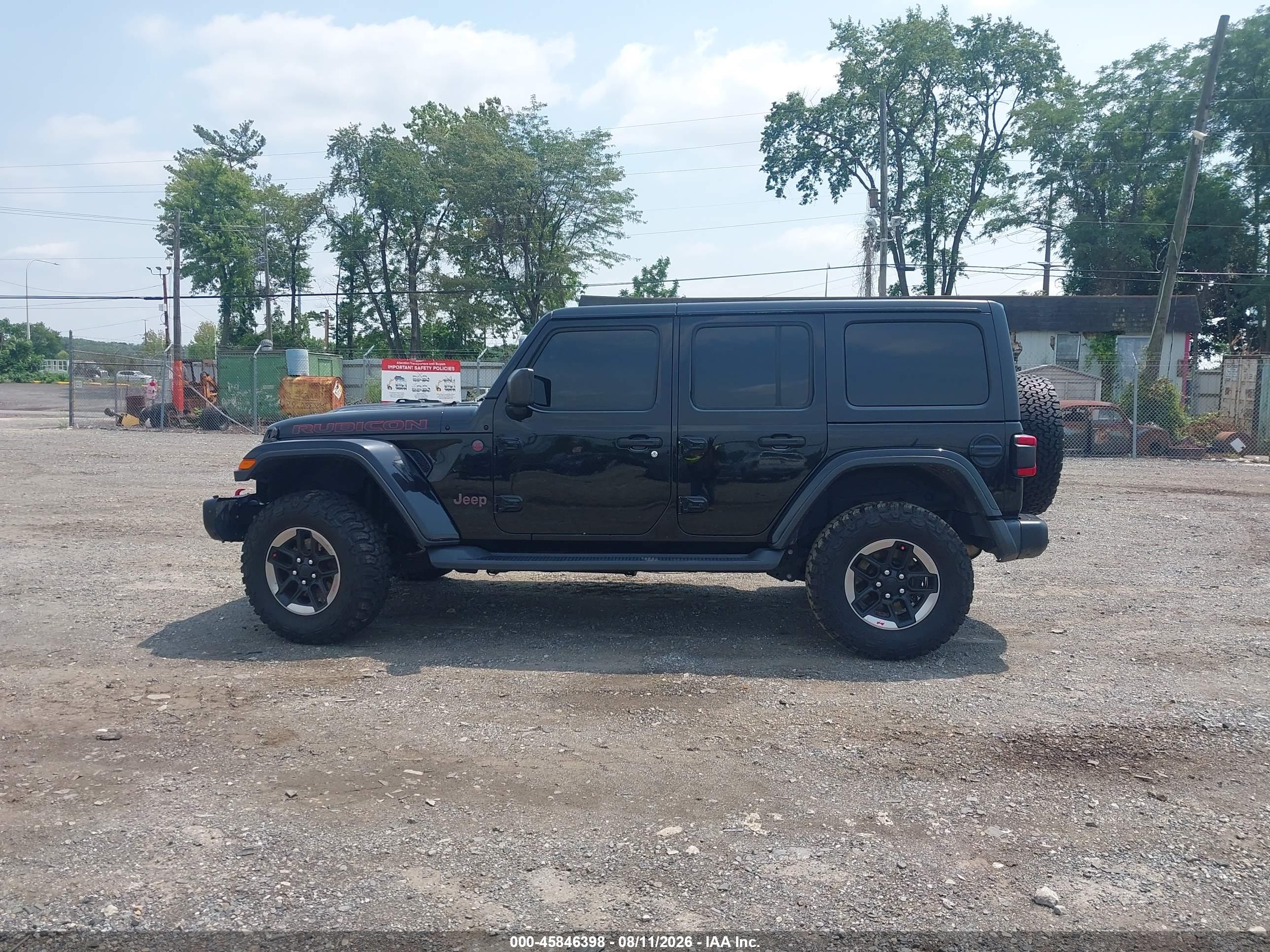 2019 JEEP WRANGLER UNLIMITED RUBICON 4X4