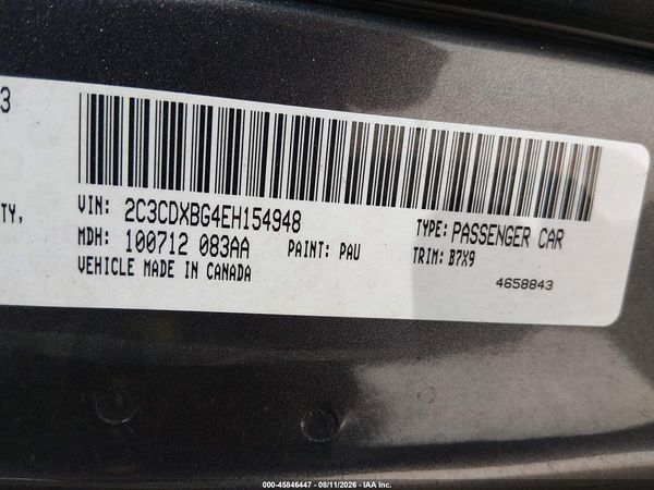 2014 DODGE CHARGER SE