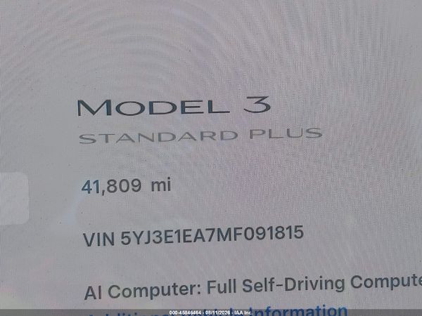 2021 TESLA MODEL 3