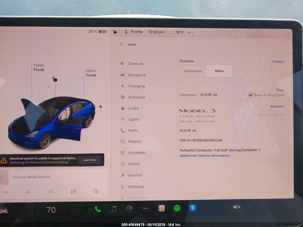 2021 TESLA MODEL 3 LONG RANGE
