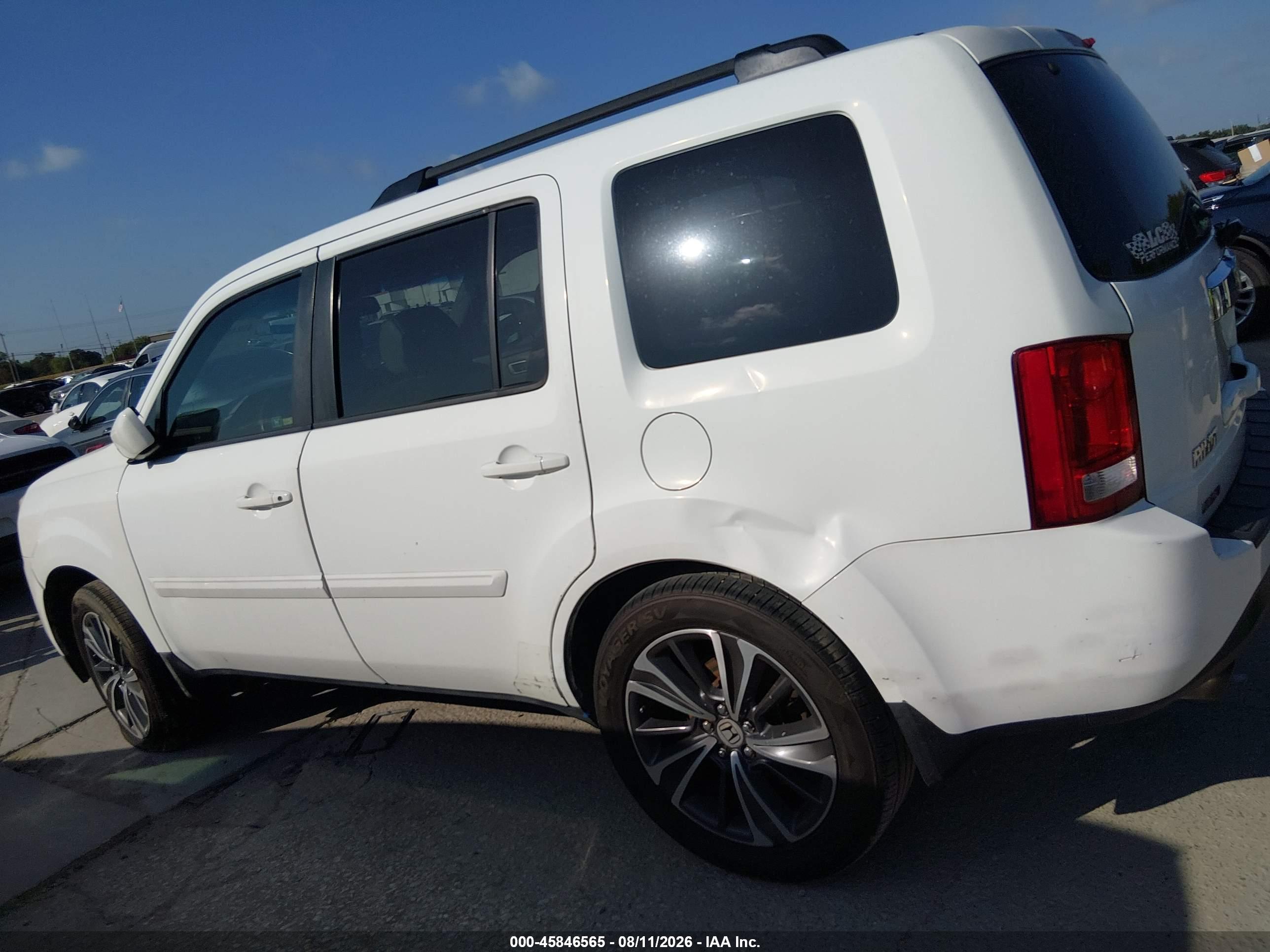 2012 HONDA PILOT EX-L