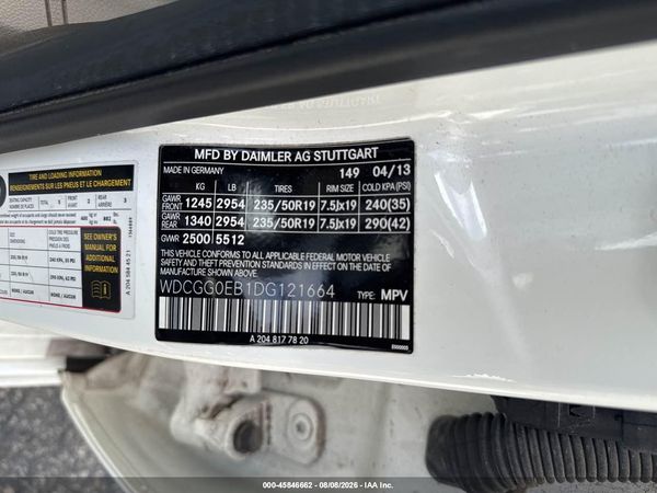 2013 MERCEDES-BENZ GLK 250 BLUETEC 4MATIC