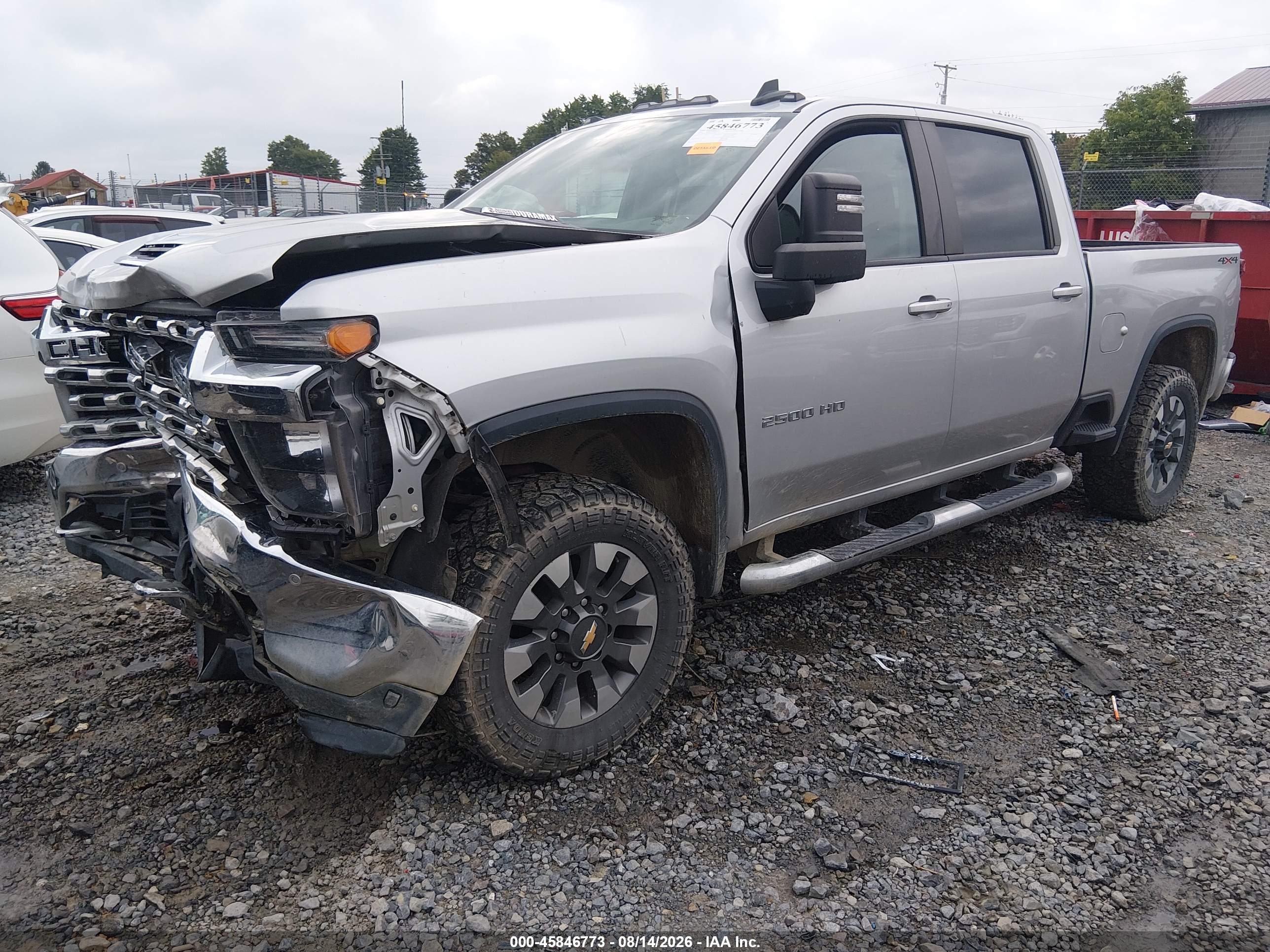 2022 CHEVROLET SILVERADO 2500HD 4WD  STANDARD BED LT — I2