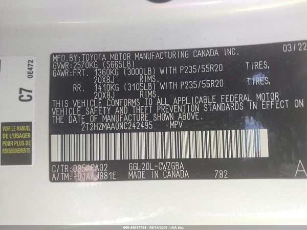 2022 LEXUS RX 350 350 Premium