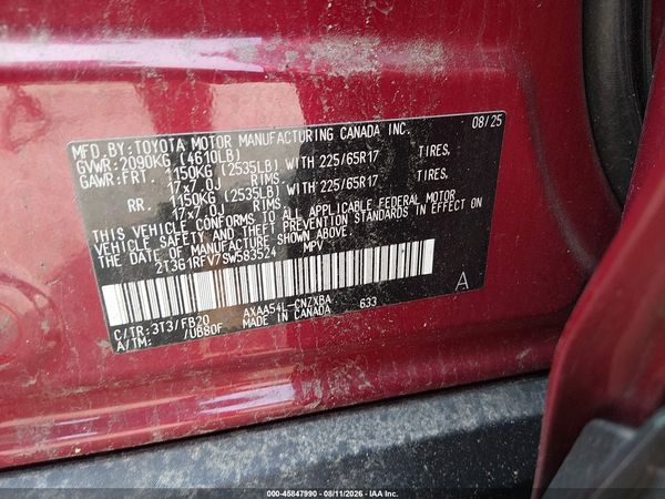 2025 TOYOTA RAV4 LE