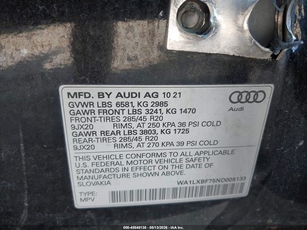 2022 AUDI Q7