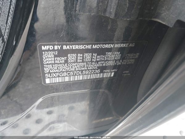 2013 BMW X6 XDRIVE50I