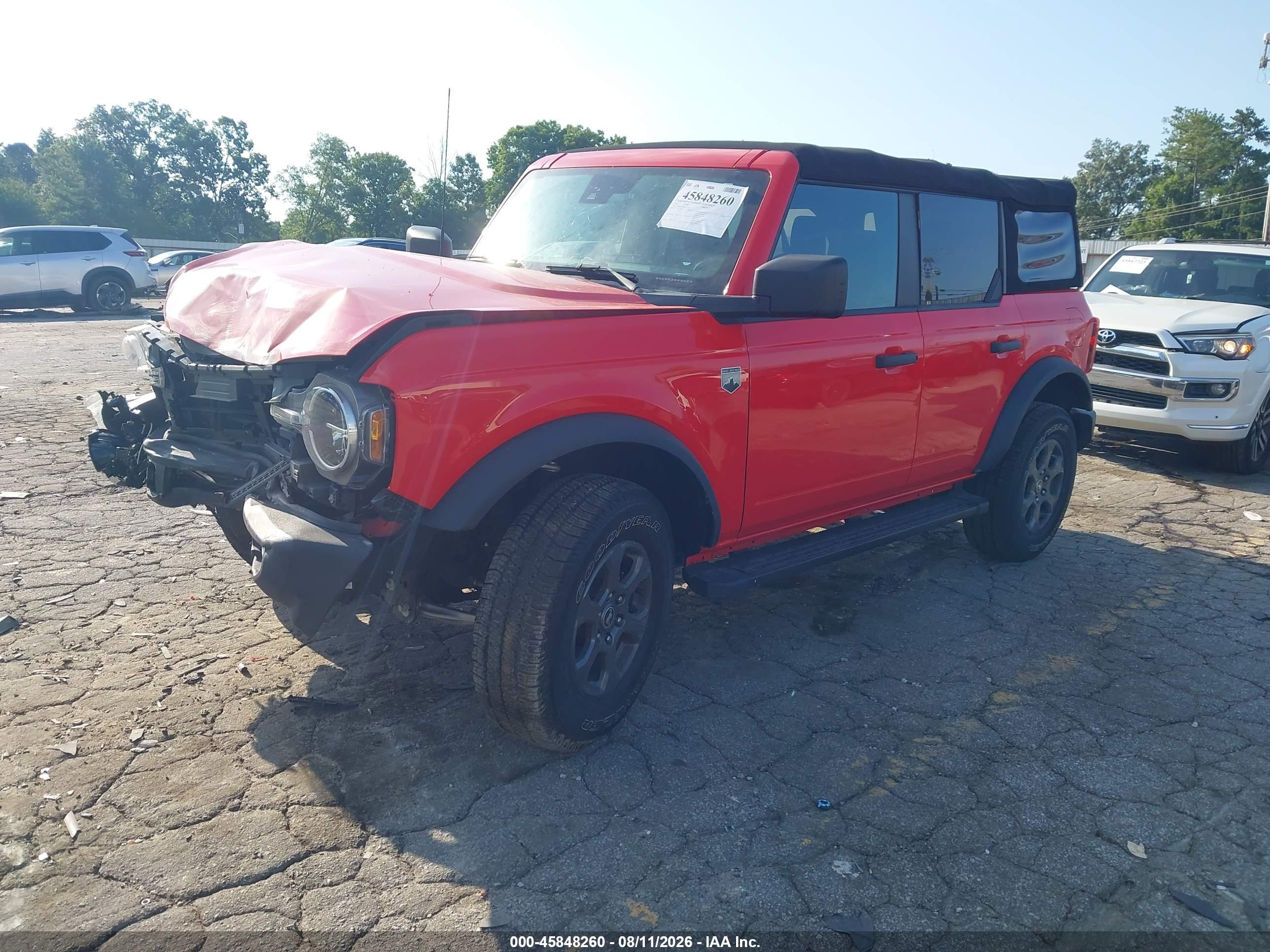 2022 FORD BRONCO BIG BEND — I2