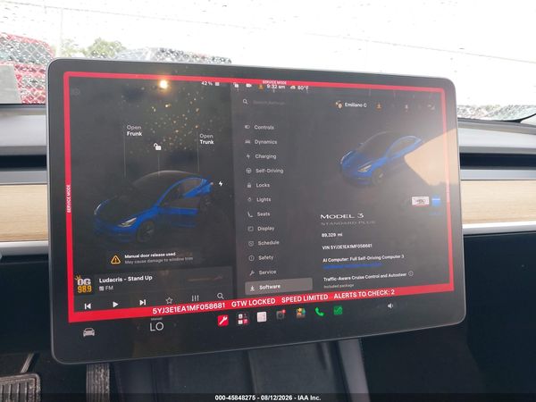 2021 TESLA MODEL 3