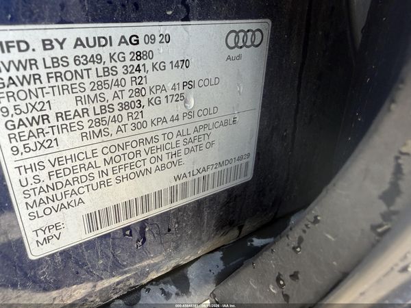 2021 AUDI Q7