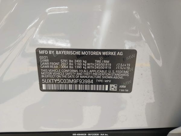 2021 BMW X3 XDRIVE30I