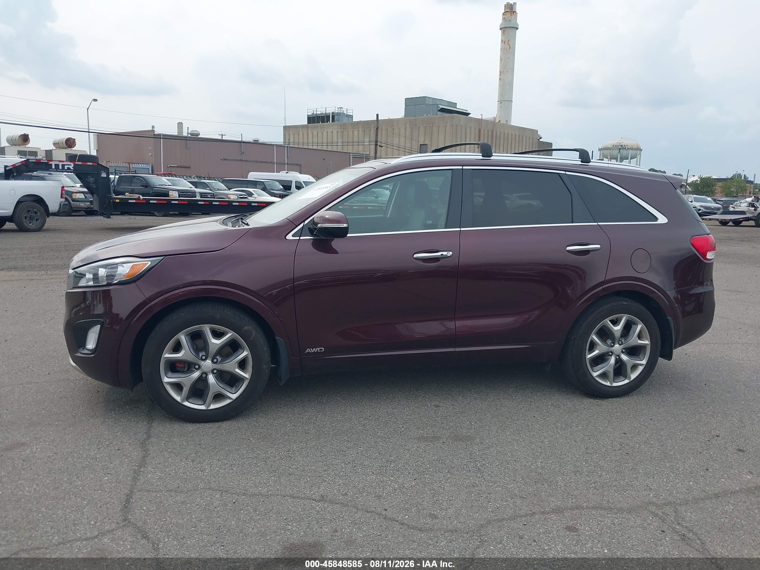 2016 KIA SORENTO 3.3L SX