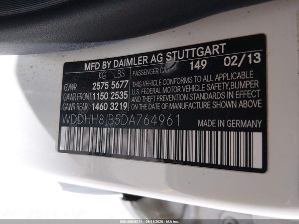 2013 MERCEDES-BENZ E 350 4MATIC