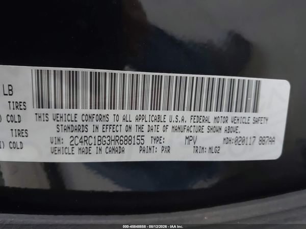 2017 CHRYSLER PACIFICA TOURING-L