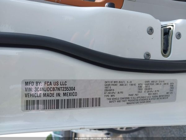 2022 JEEP COMPASS LIMITED 4X4