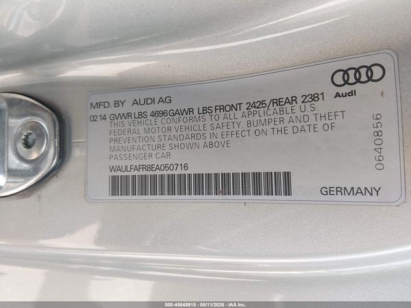 2014 AUDI A5 2.0T PREMIUM